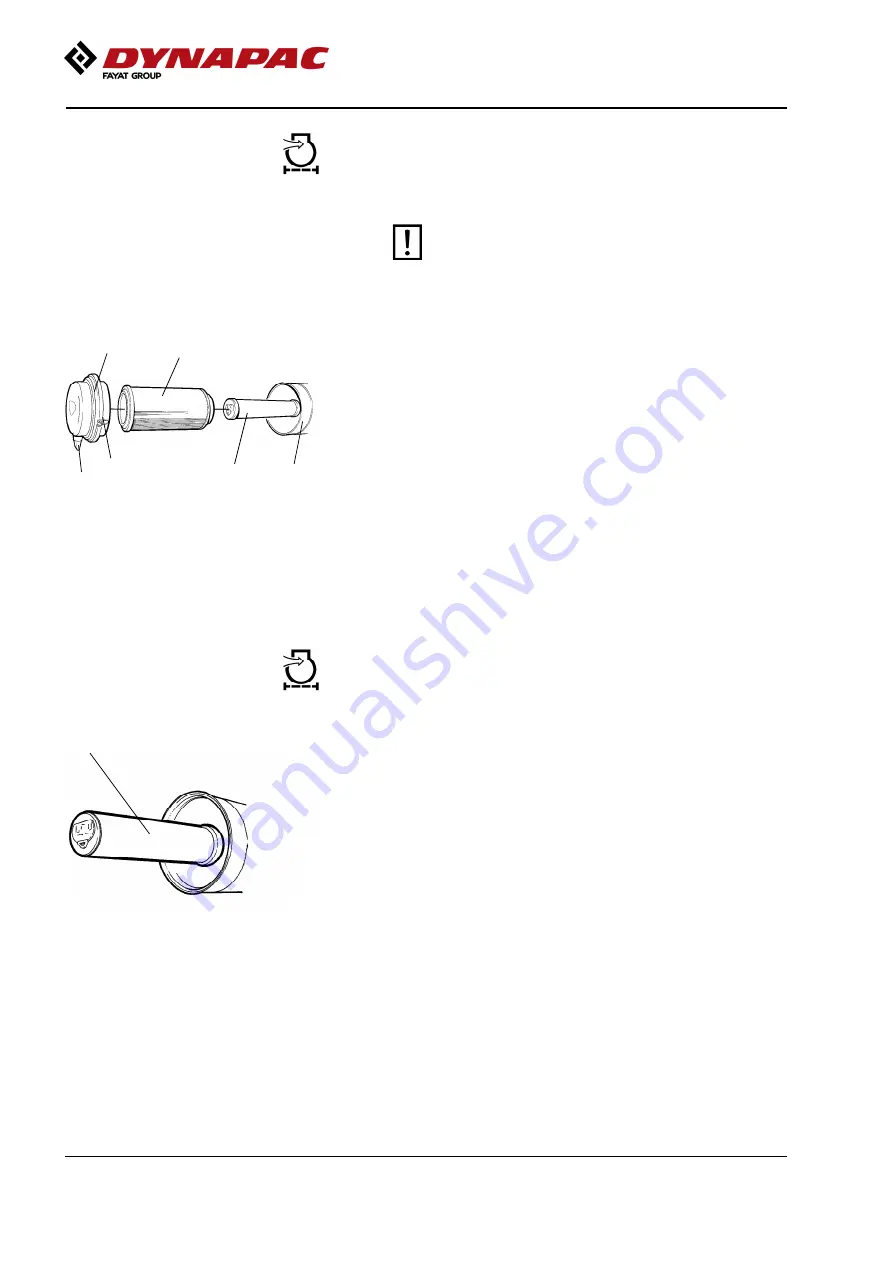 Fayat Group DYNAPAC CA1300 D Instruction Manual Download Page 124