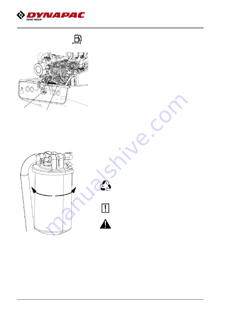 Fayat Group DYNAPAC CA1300 D Instruction Manual Download Page 186