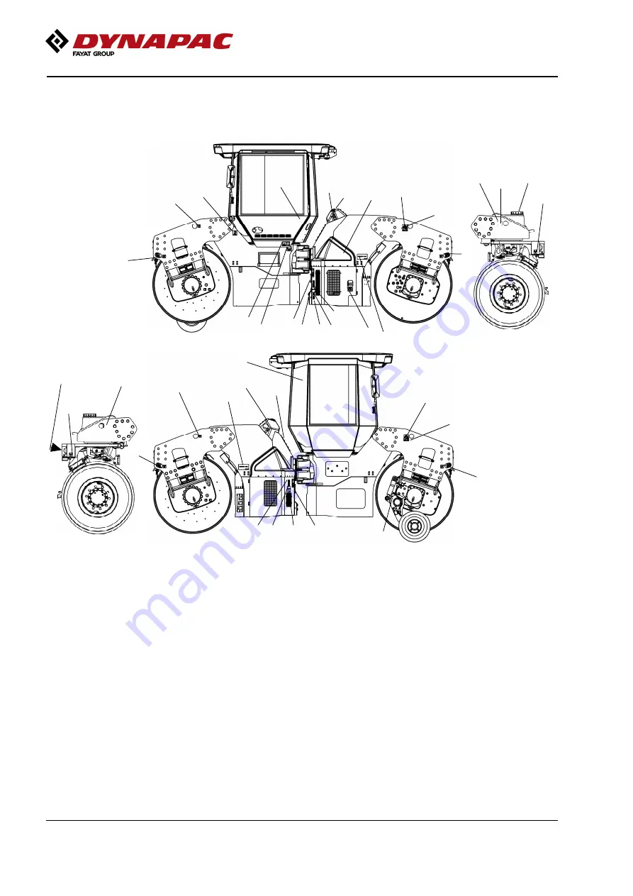 Fayat Group DYNAPAC CC224HF Instruction Manual Download Page 44