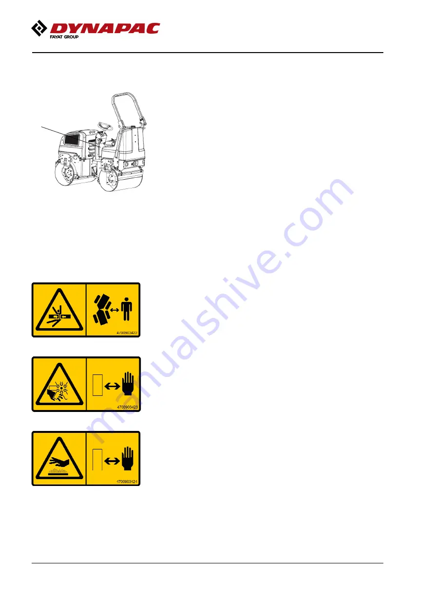 Fayat Group Dynapac CC900G Instruction Manual Download Page 34