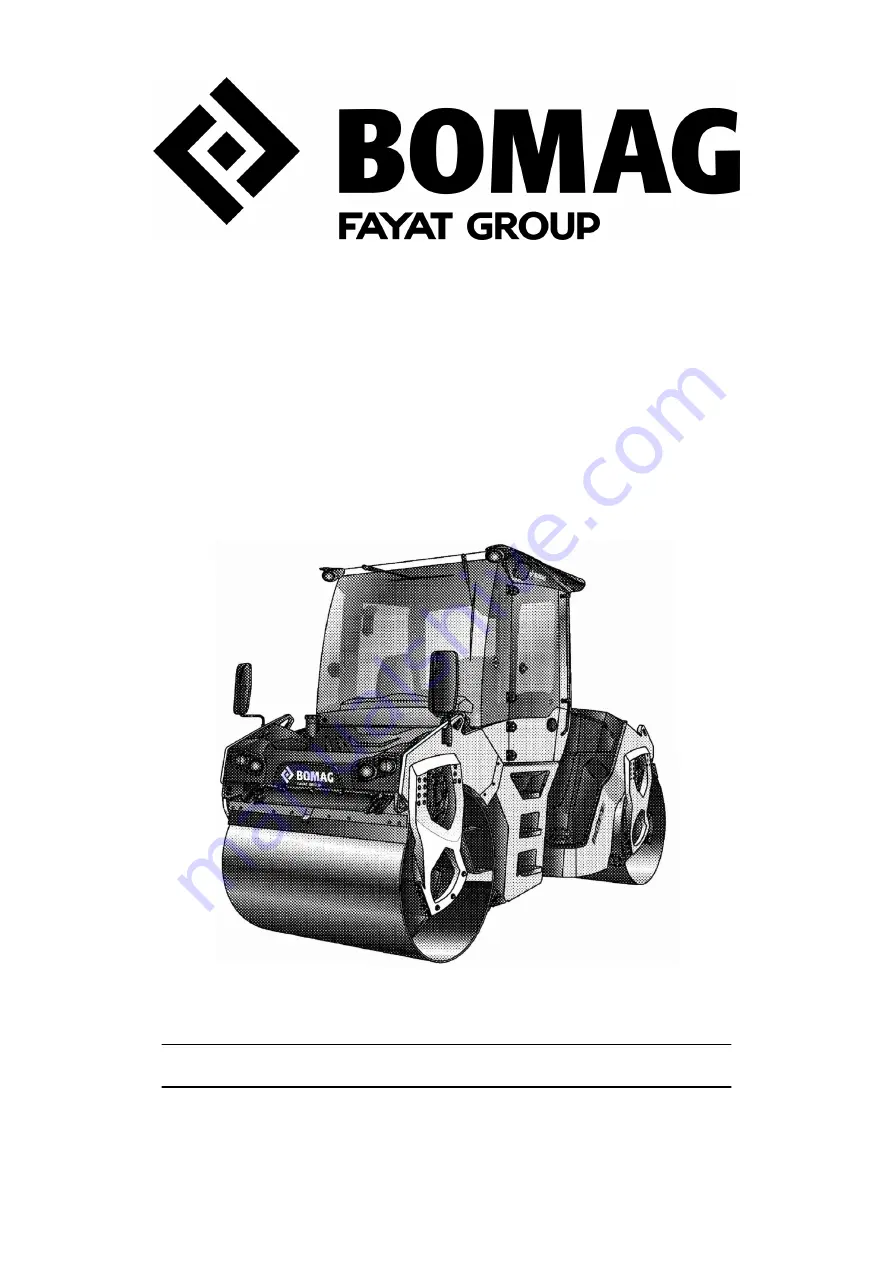 Fayat BOMAG BW 191 AD-5 AM Service Manual Download Page 1