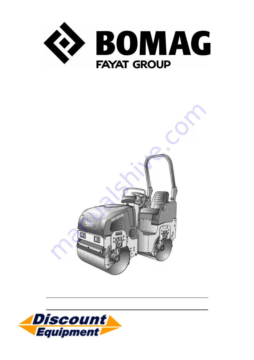 Fayat Bomag BW 900-50 Service Manual Download Page 1