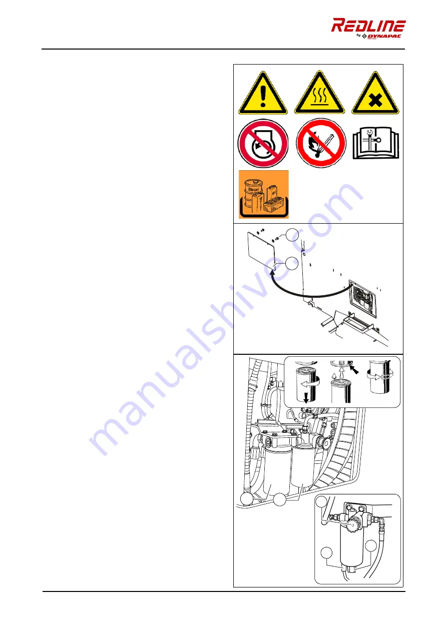 Fayat Dynapac Redline DRF25-70C Instruction Manual Download Page 280