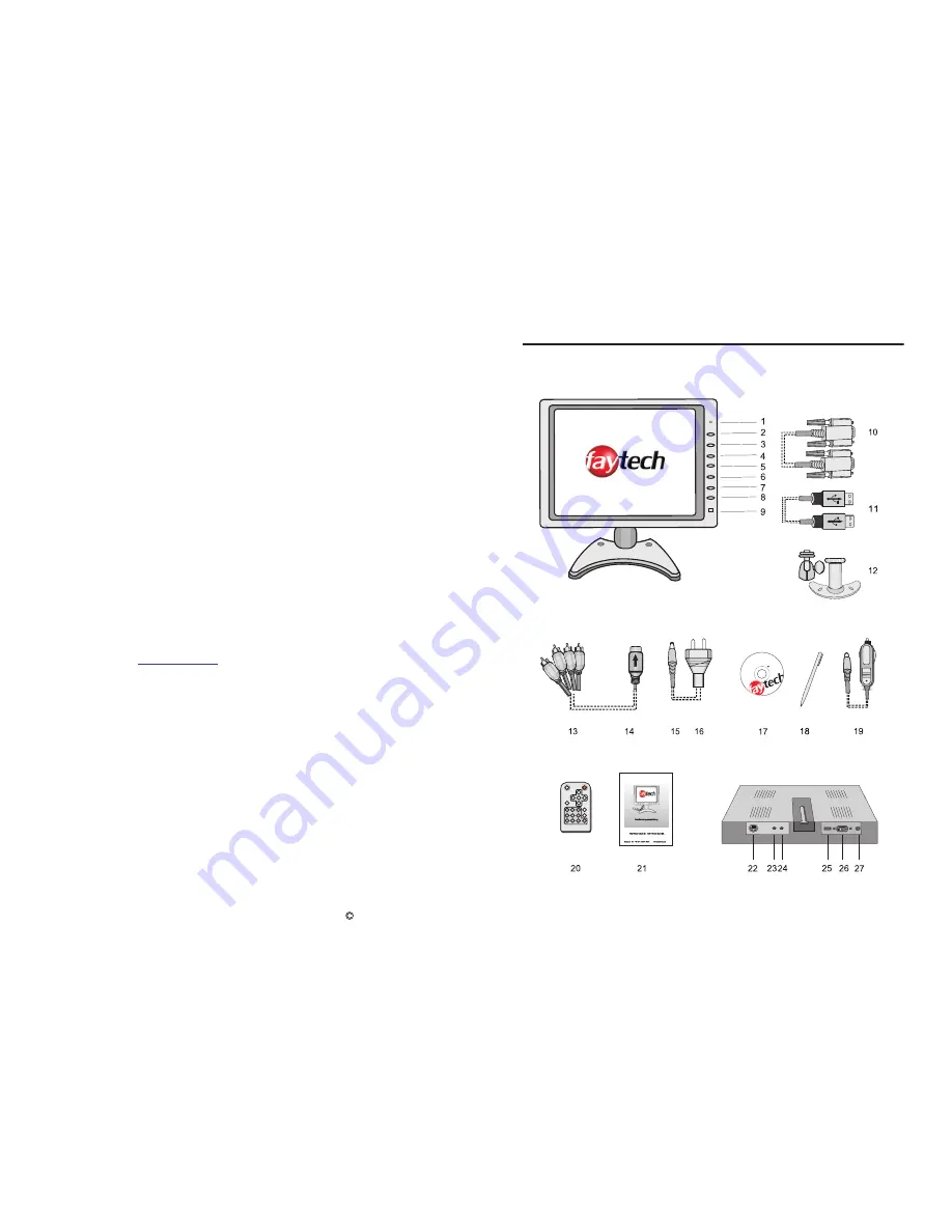 Faytech 0800 BL User Manual Download Page 3