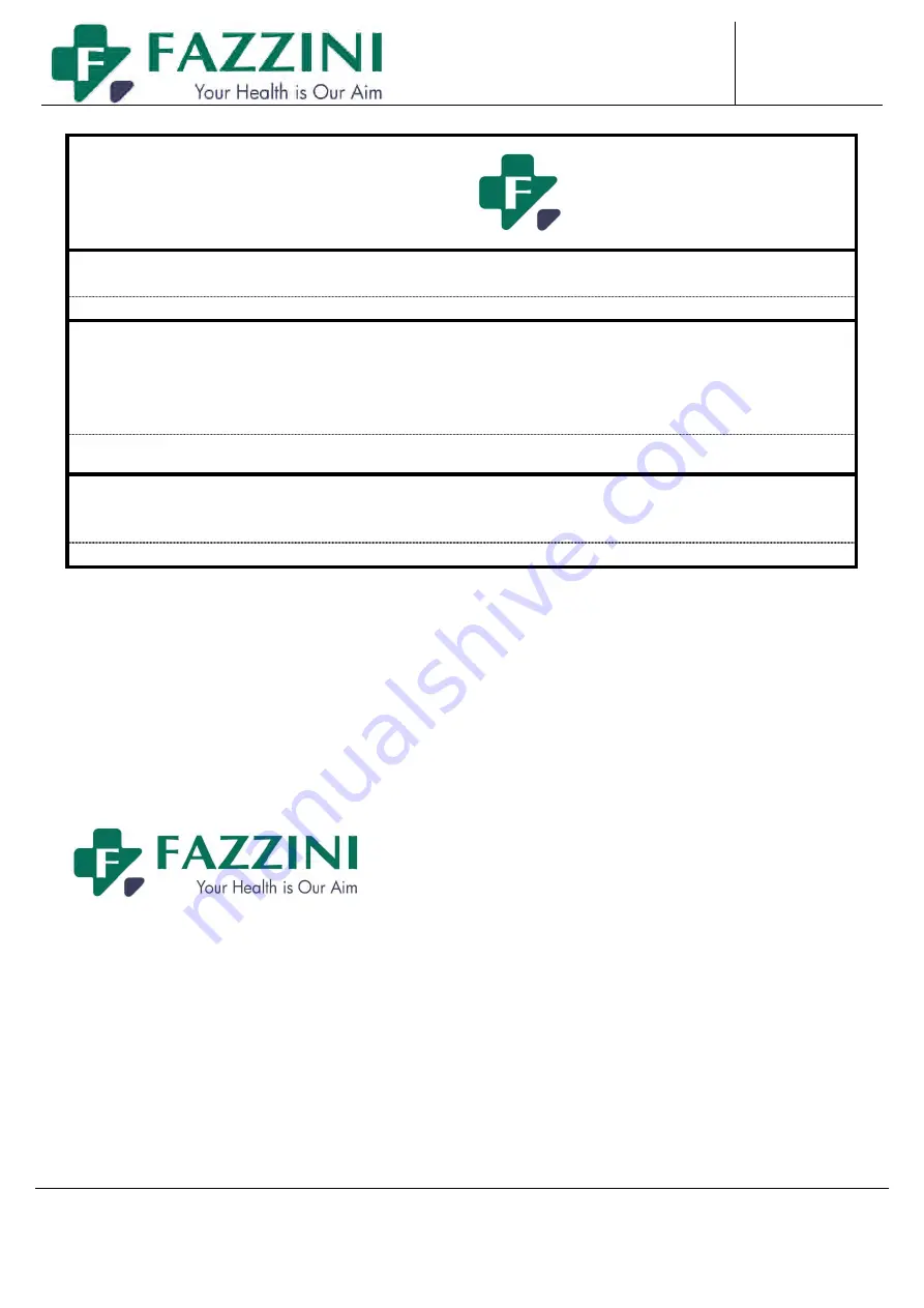 Fazzini F-18 Battery Instructions For Use Manual Download Page 30