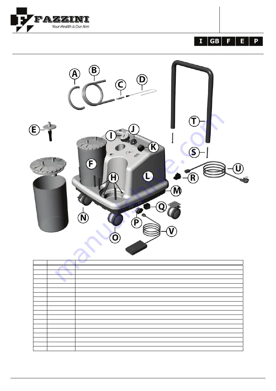 Fazzini F-60 Instructions For Use Manual Download Page 20