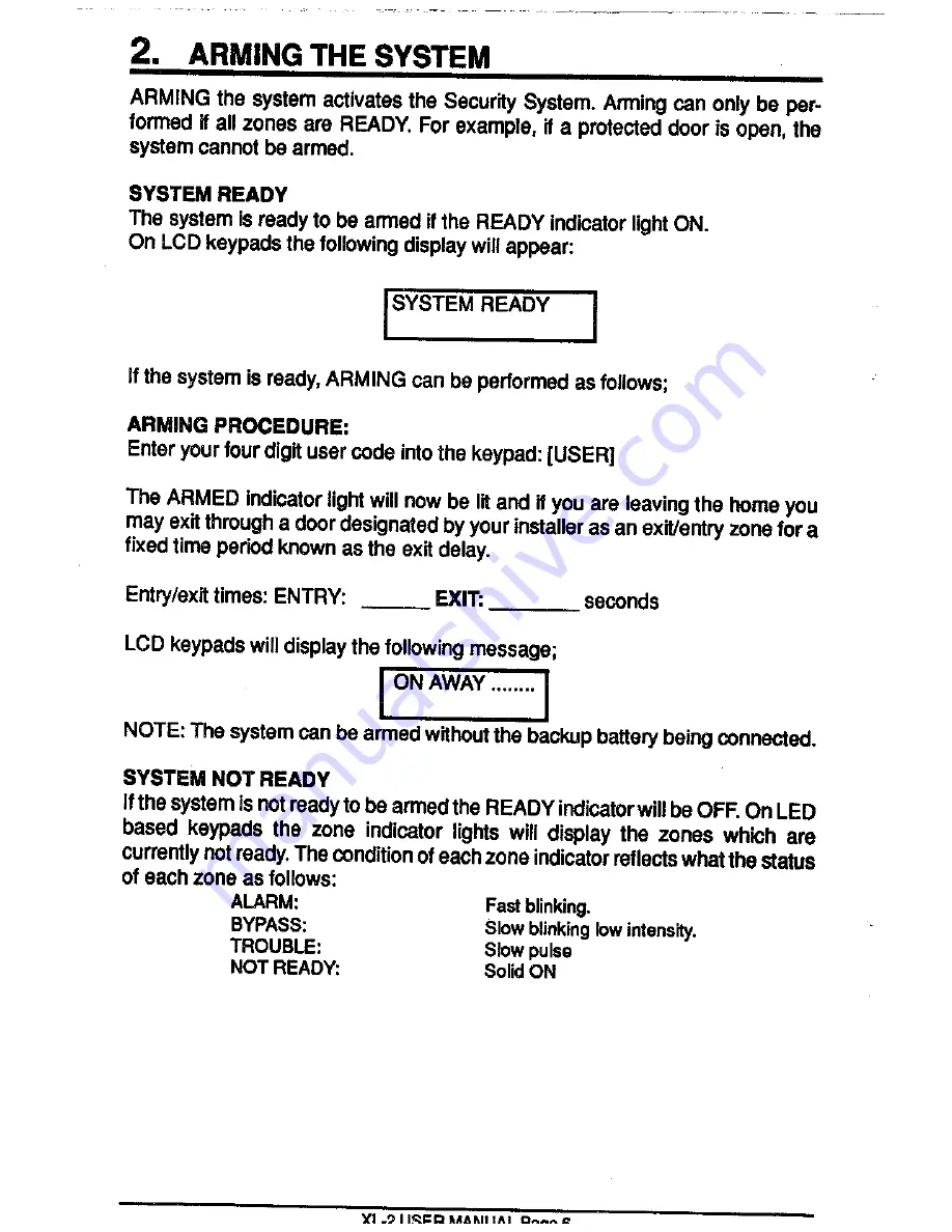 FBII XL-2 Owner'S Manual Download Page 6