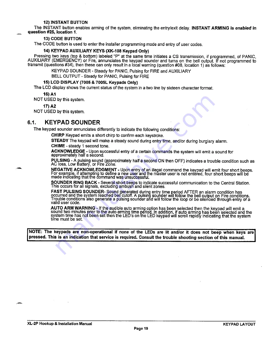 FBII XL-2P Installation Instructions Manual Download Page 18