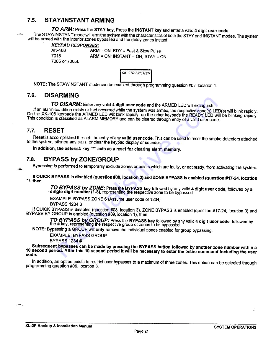 FBII XL-2P Installation Instructions Manual Download Page 20