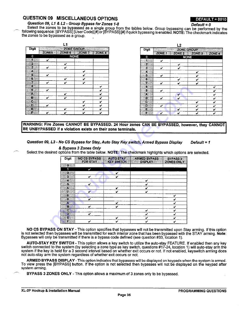 FBII XL-2P Installation Instructions Manual Download Page 34