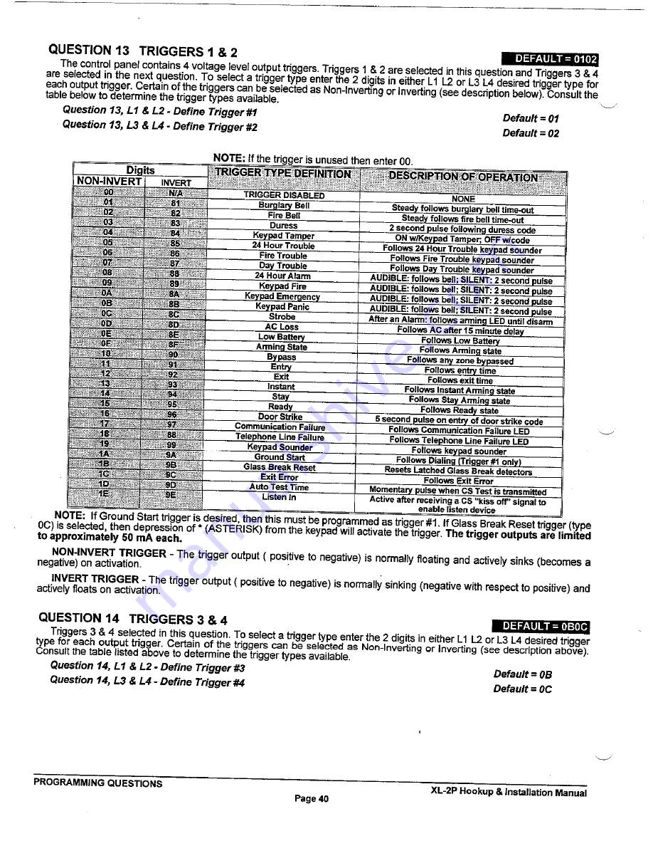 FBII XL-2P Installation Instructions Manual Download Page 39