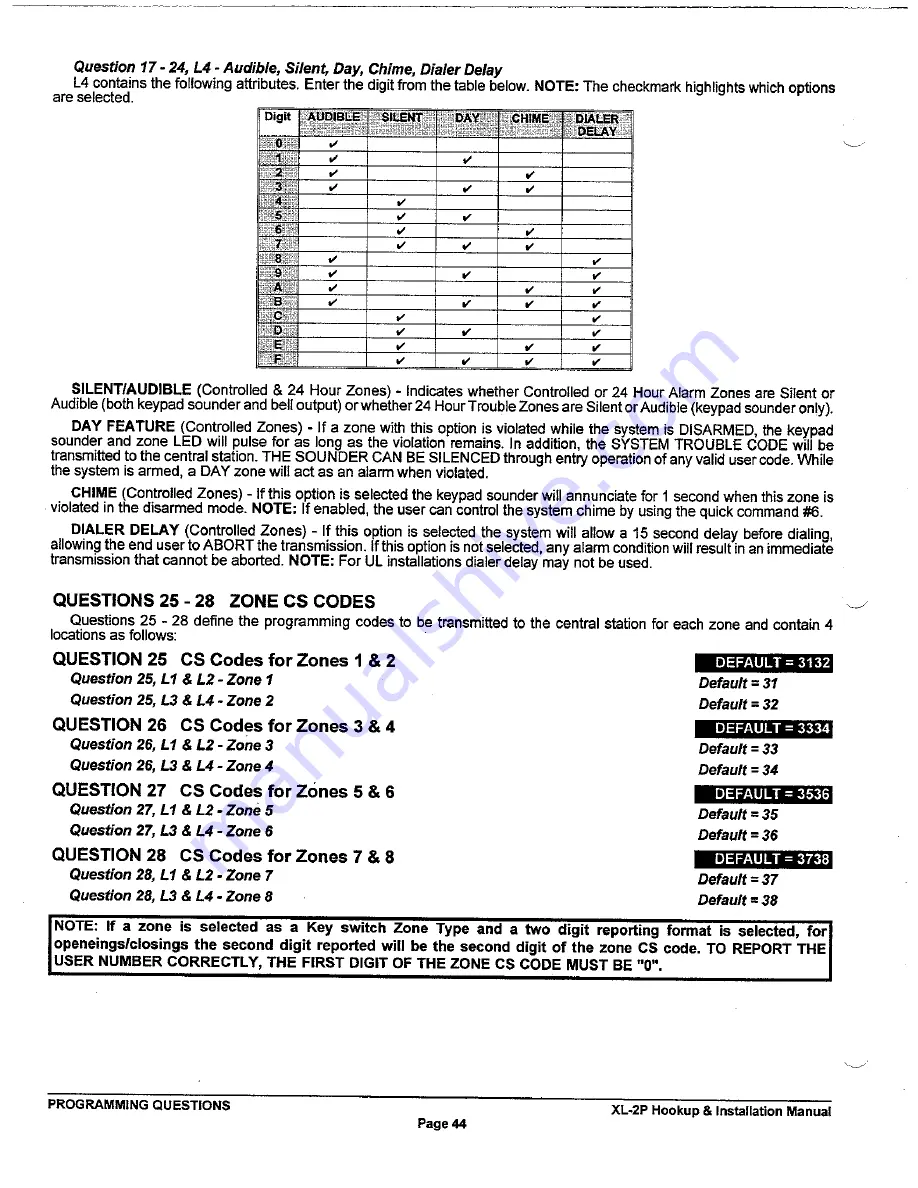 FBII XL-2P Installation Instructions Manual Download Page 43