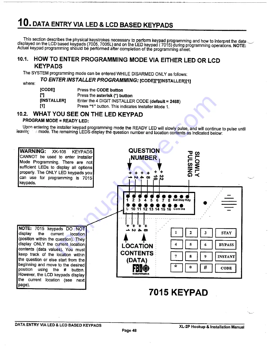 FBII XL-2P Installation Instructions Manual Download Page 47