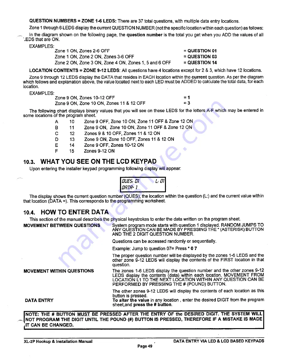 FBII XL-2P Installation Instructions Manual Download Page 48