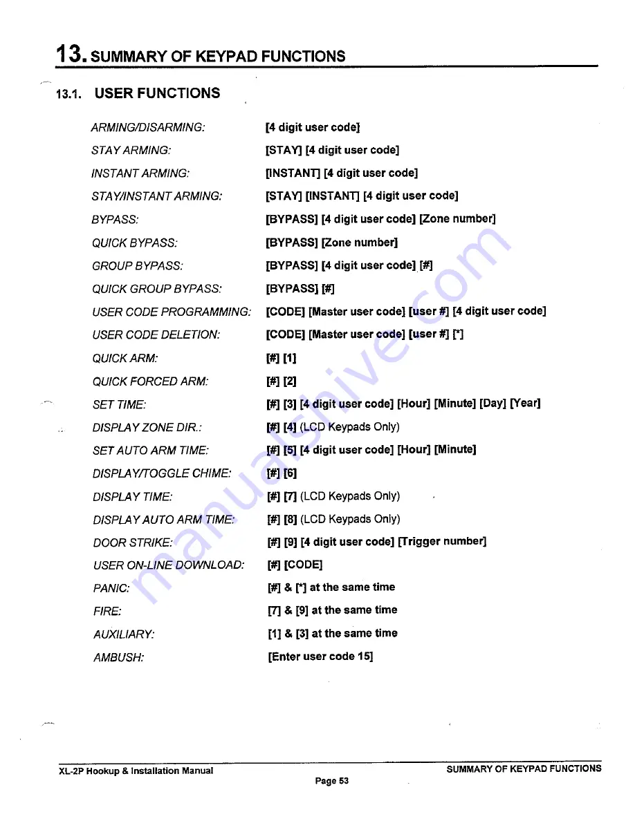 FBII XL-2P Installation Instructions Manual Download Page 52