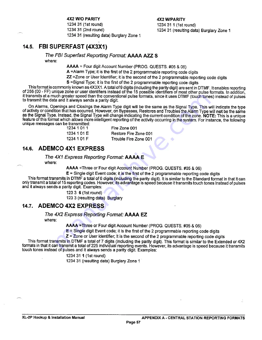 FBII XL-2P Installation Instructions Manual Download Page 56