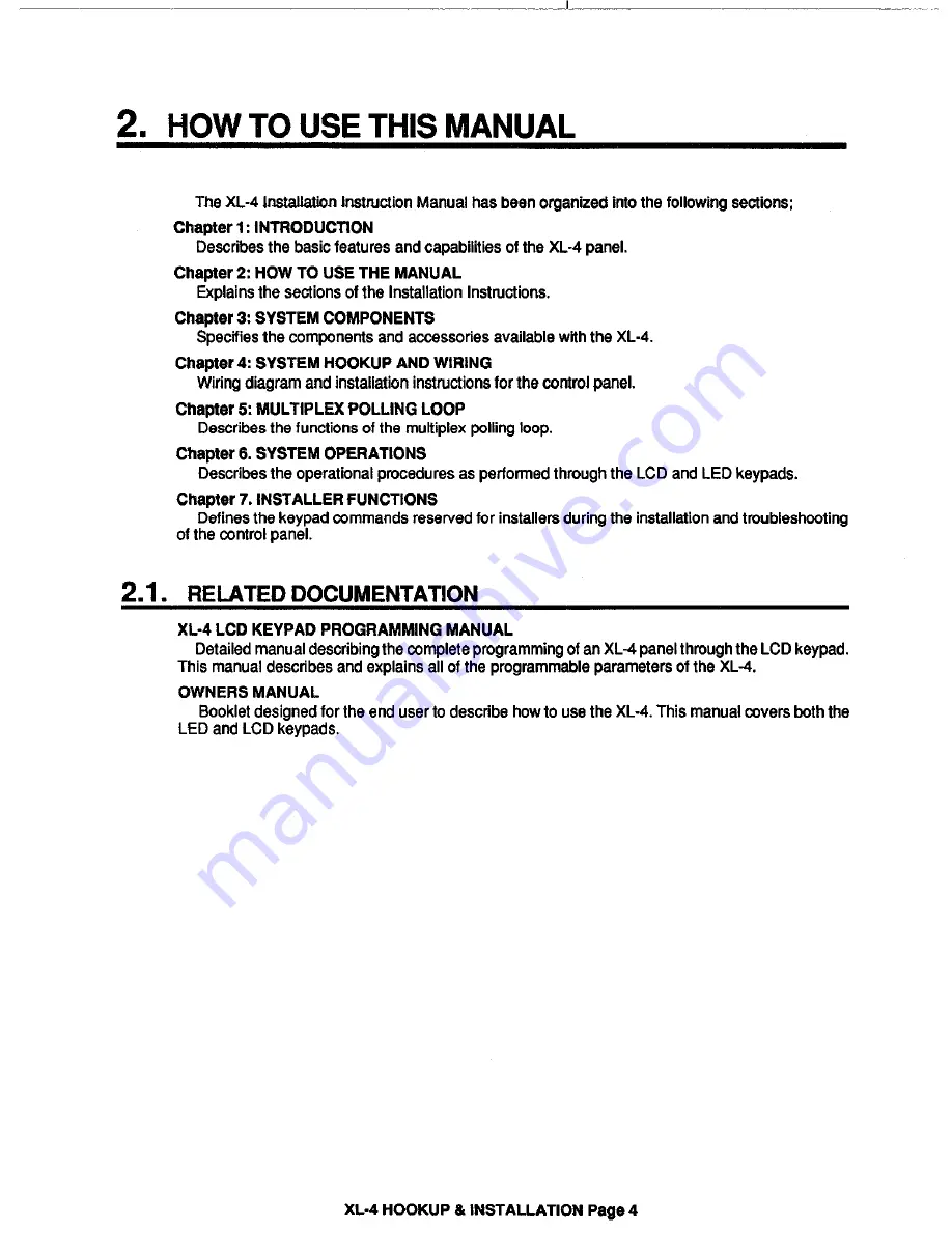 FBII XL-4B Hookup And Installation Instructions Download Page 4