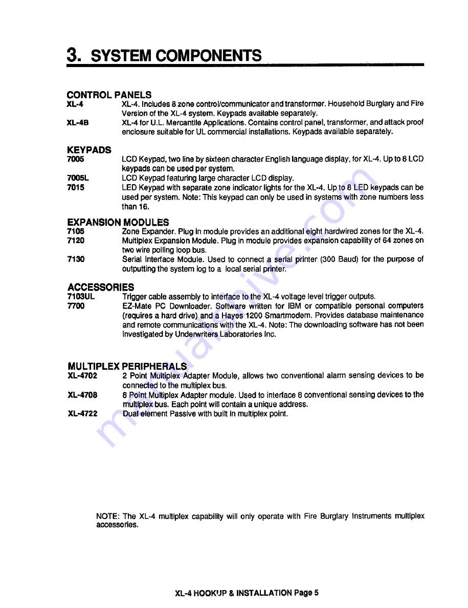 FBII XL-4B Hookup And Installation Instructions Download Page 5