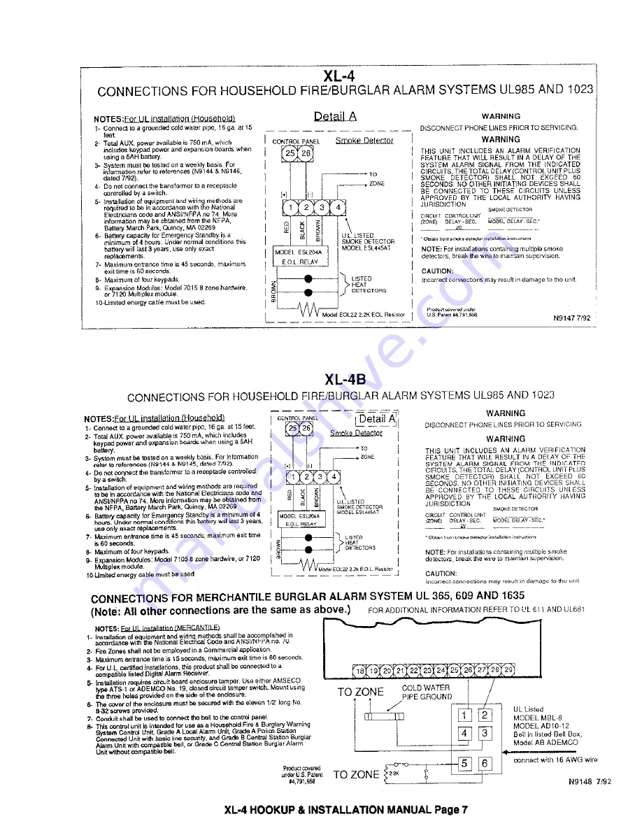 FBII XL-4B Hookup And Installation Instructions Download Page 7