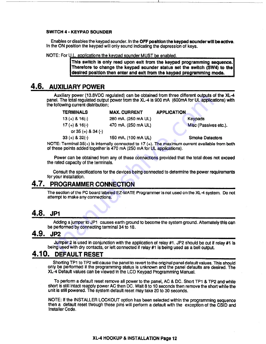 FBII XL-4B Hookup And Installation Instructions Download Page 12