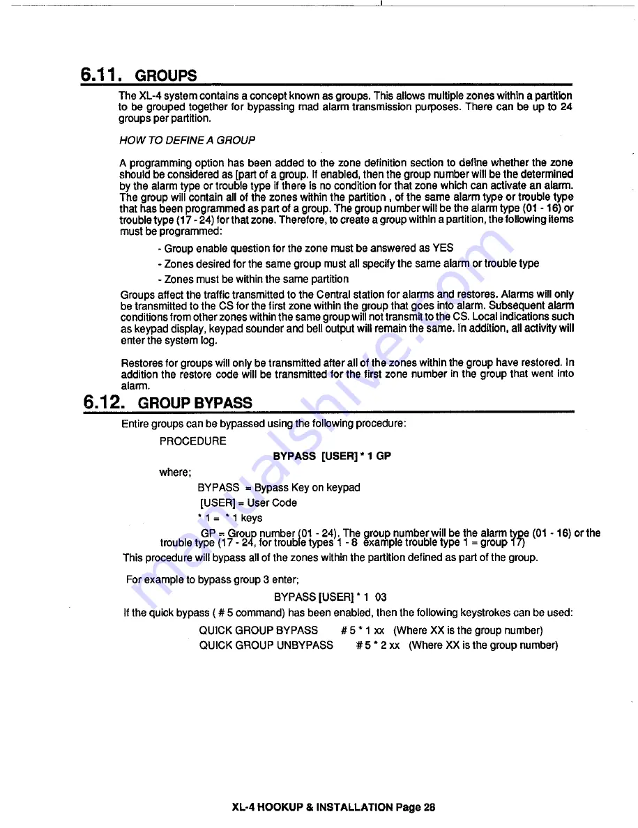 FBII XL-4B Hookup And Installation Instructions Download Page 28