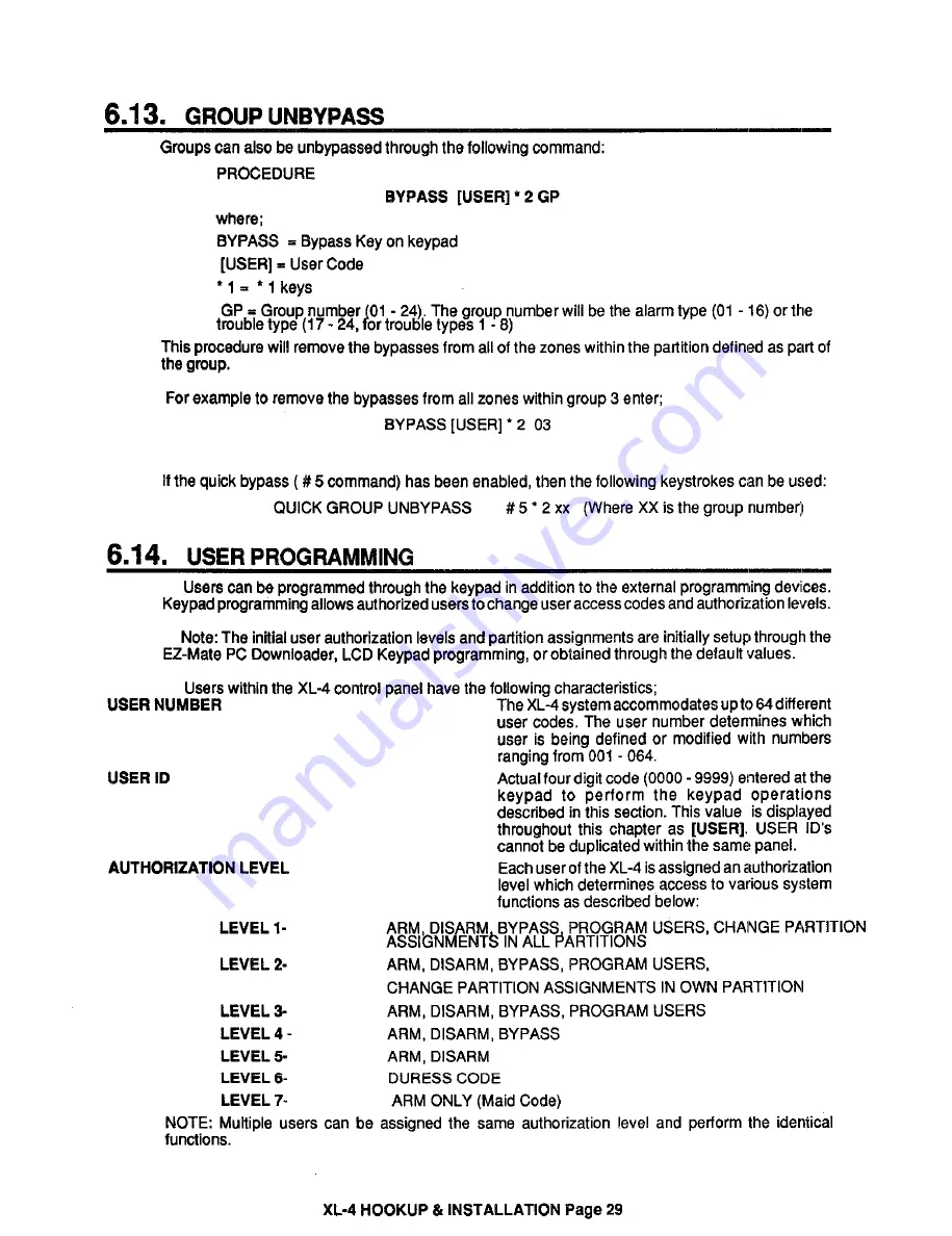 FBII XL-4B Hookup And Installation Instructions Download Page 29