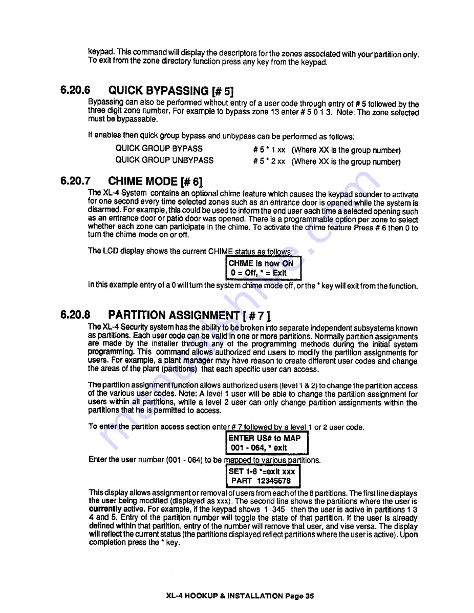 FBII XL-4B Hookup And Installation Instructions Download Page 35