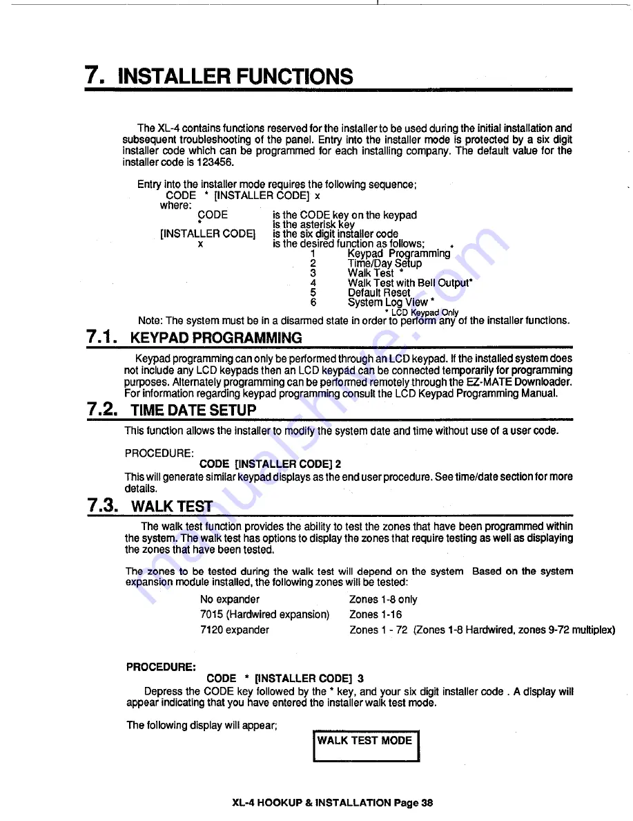 FBII XL-4B Hookup And Installation Instructions Download Page 38