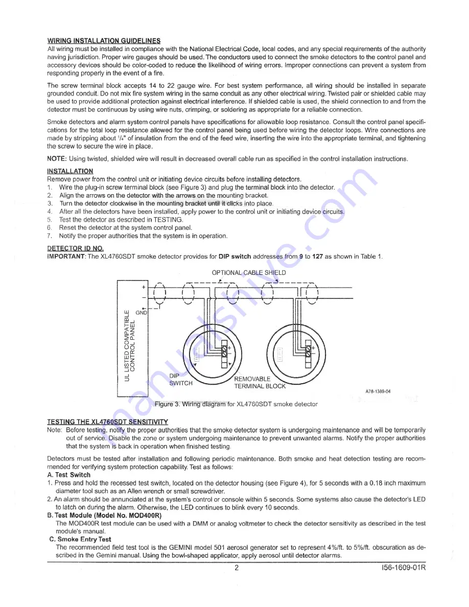 FBII XL4760SDT Скачать руководство пользователя страница 2