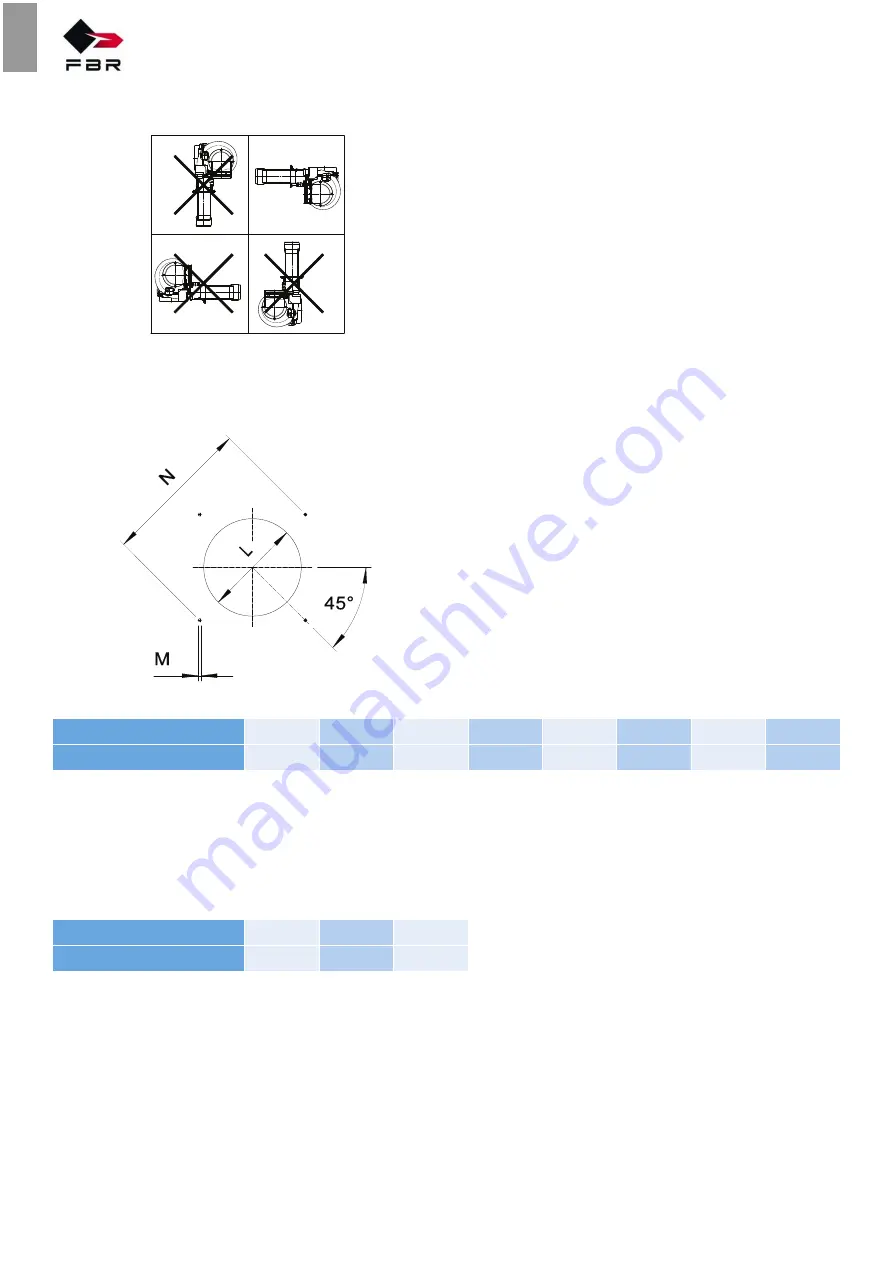 FBR GAS XP60/2CE EVO Installation, Use And Maintenance Instructions Download Page 10