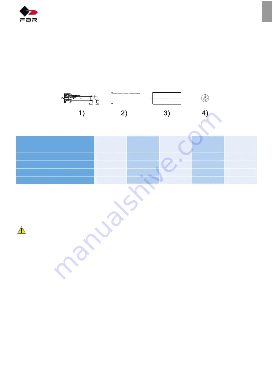 FBR GAS XP60/2CE EVO Installation, Use And Maintenance Instructions Download Page 11