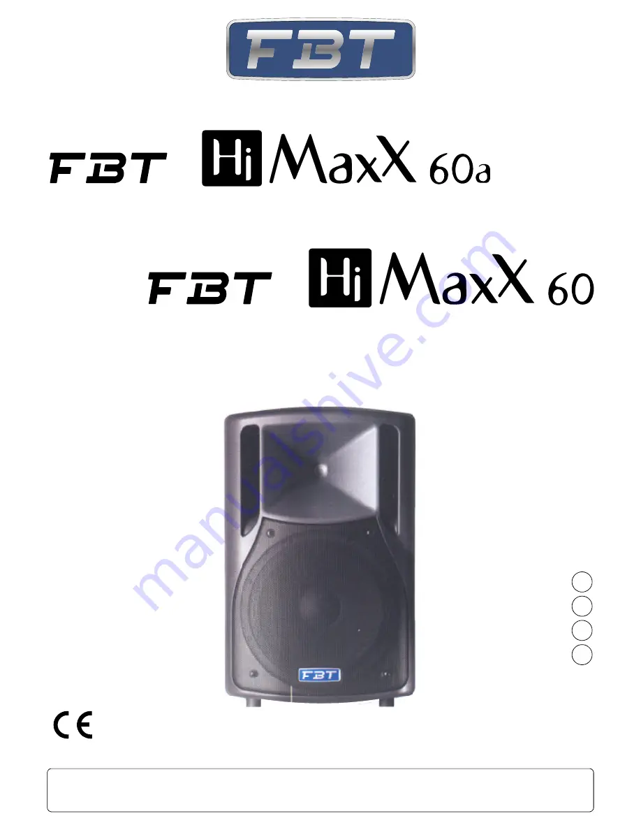 Fbt HIMAXX 60A Operating Manual Download Page 1