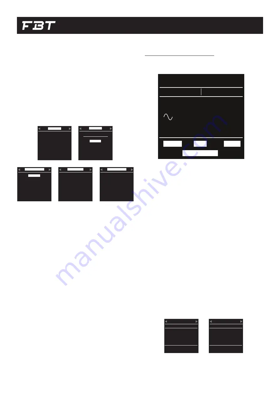 Fbt MUSE 118FSND Operating Manual Download Page 14