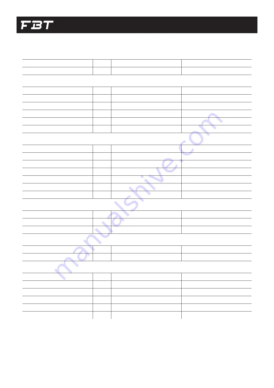 Fbt MUSE 118FSND Operating Manual Download Page 45