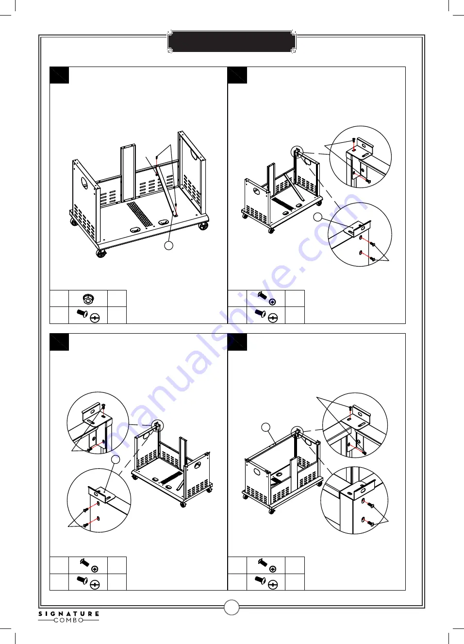 FCC BBQ Signature Combo FCC-G-18045-21 Скачать руководство пользователя страница 8