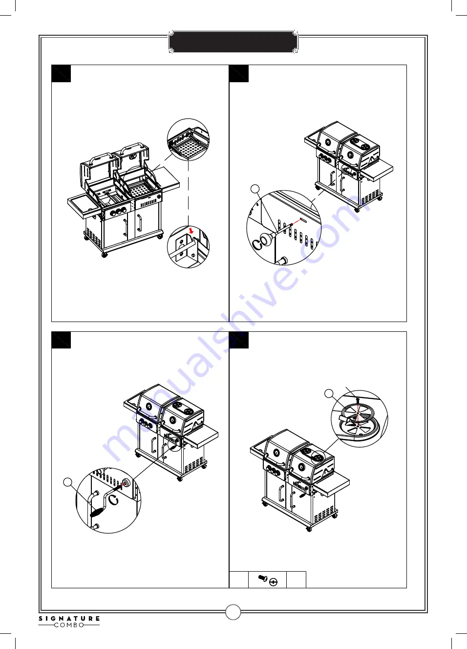 FCC BBQ Signature Combo FCC-G-18045-21 Instruction Manual Download Page 12