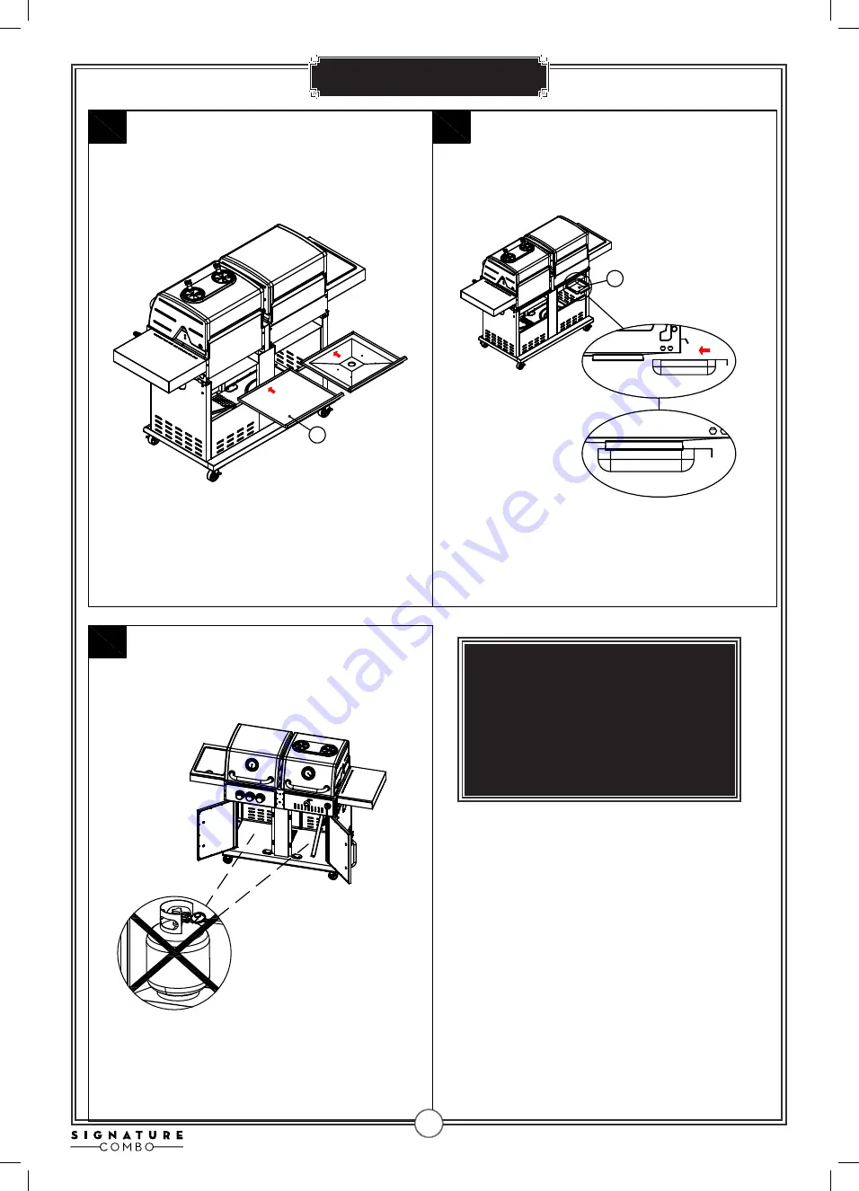 FCC BBQ Signature Combo FCC-G-18045-21 Instruction Manual Download Page 14