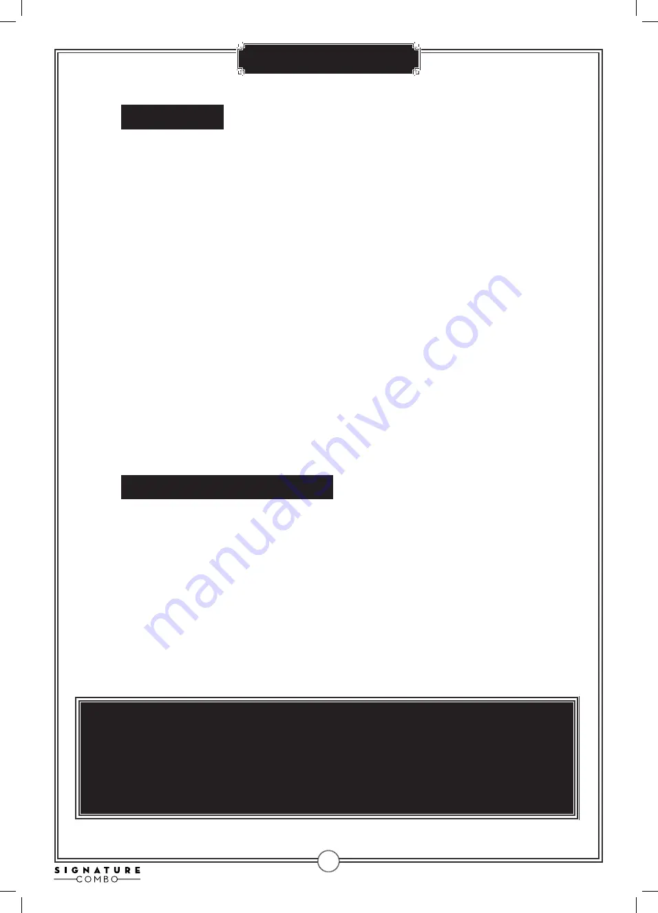 FCC BBQ Signature Combo FCC-G-18045-21 Instruction Manual Download Page 16