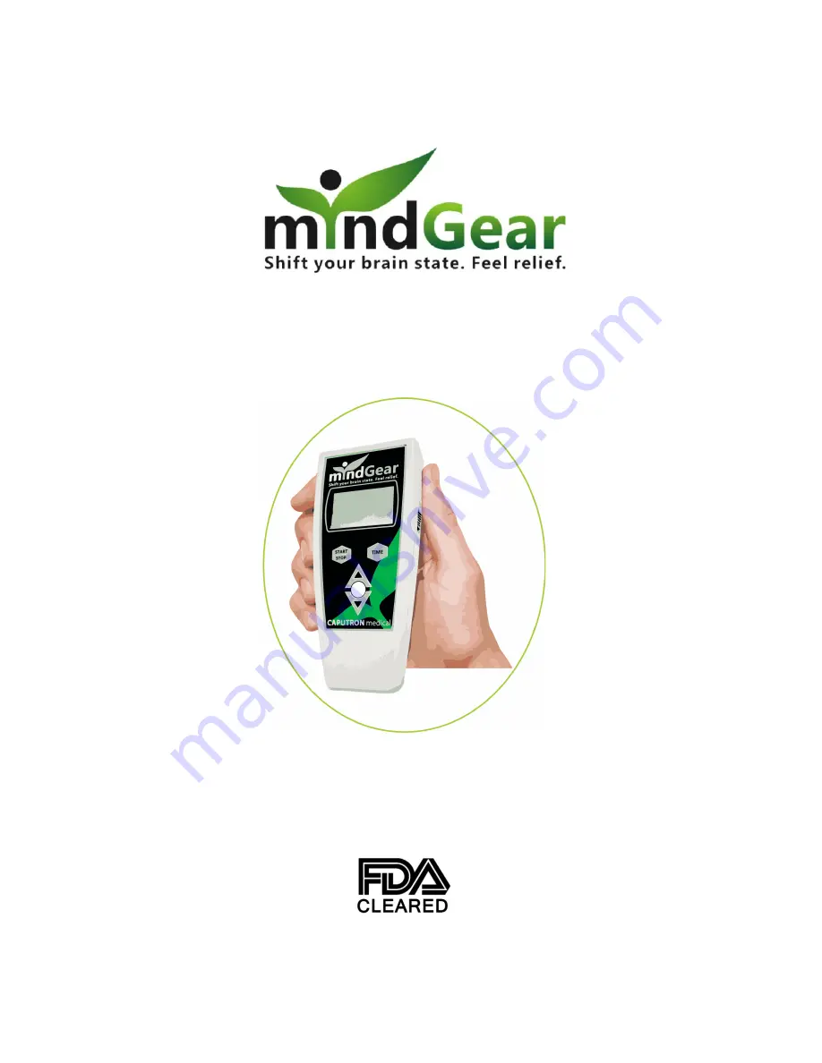 FDA Cleared mindGear Manual Download Page 1