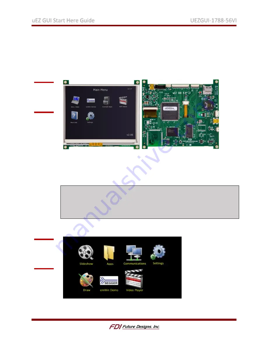 FDI UEZGUI-1788-56VI Скачать руководство пользователя страница 3