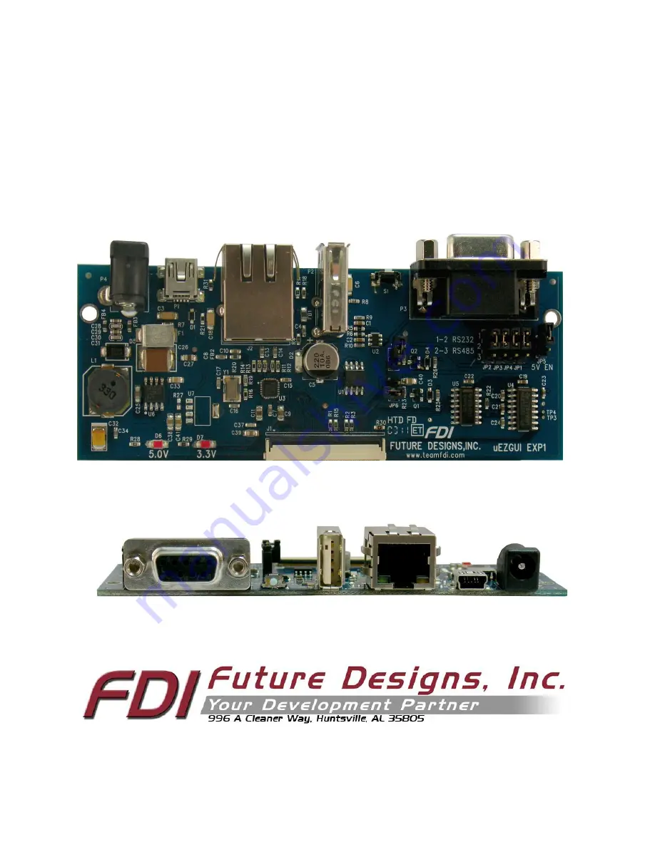 FDI uEZGUI-EXP1 User Manual Download Page 1