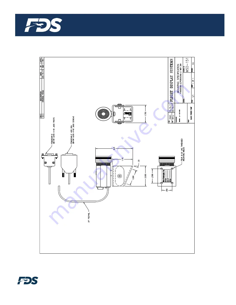 FDS FD600CAM-2 Ver 28V Скачать руководство пользователя страница 8