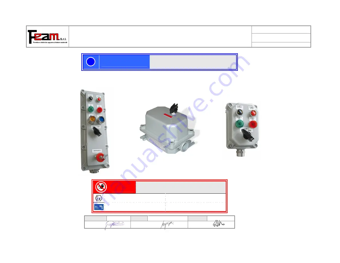 FEAM EFG6 Series Instructions For Use Manual Download Page 1