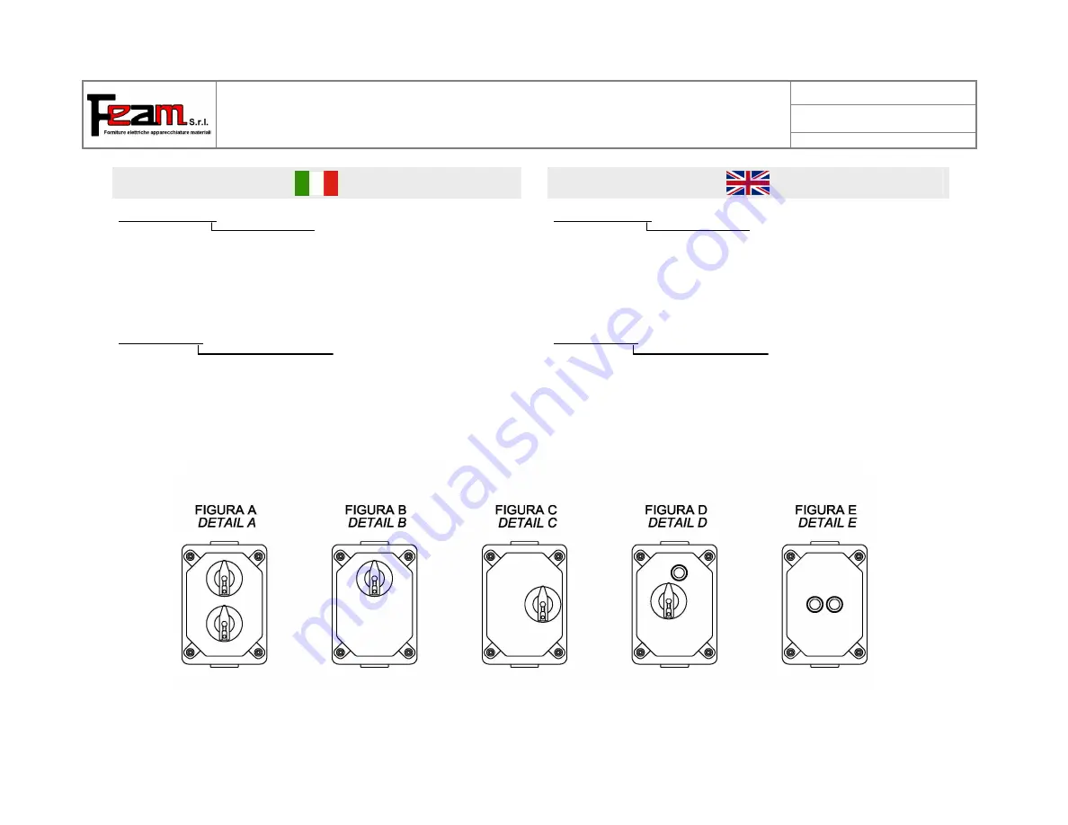 FEAM EFG6 Series Instructions For Use Manual Download Page 7