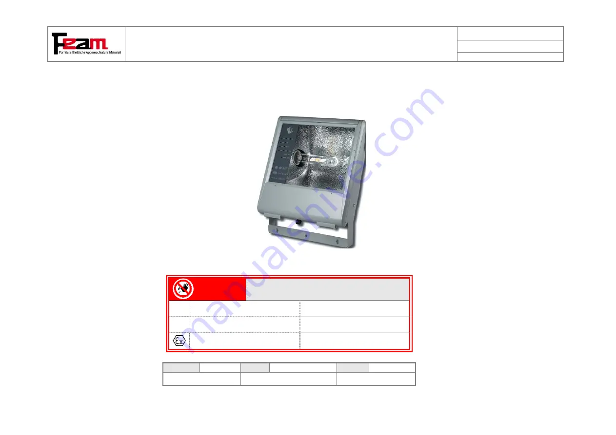 FEAM SFDN Series Instructions For Use Manual Download Page 1