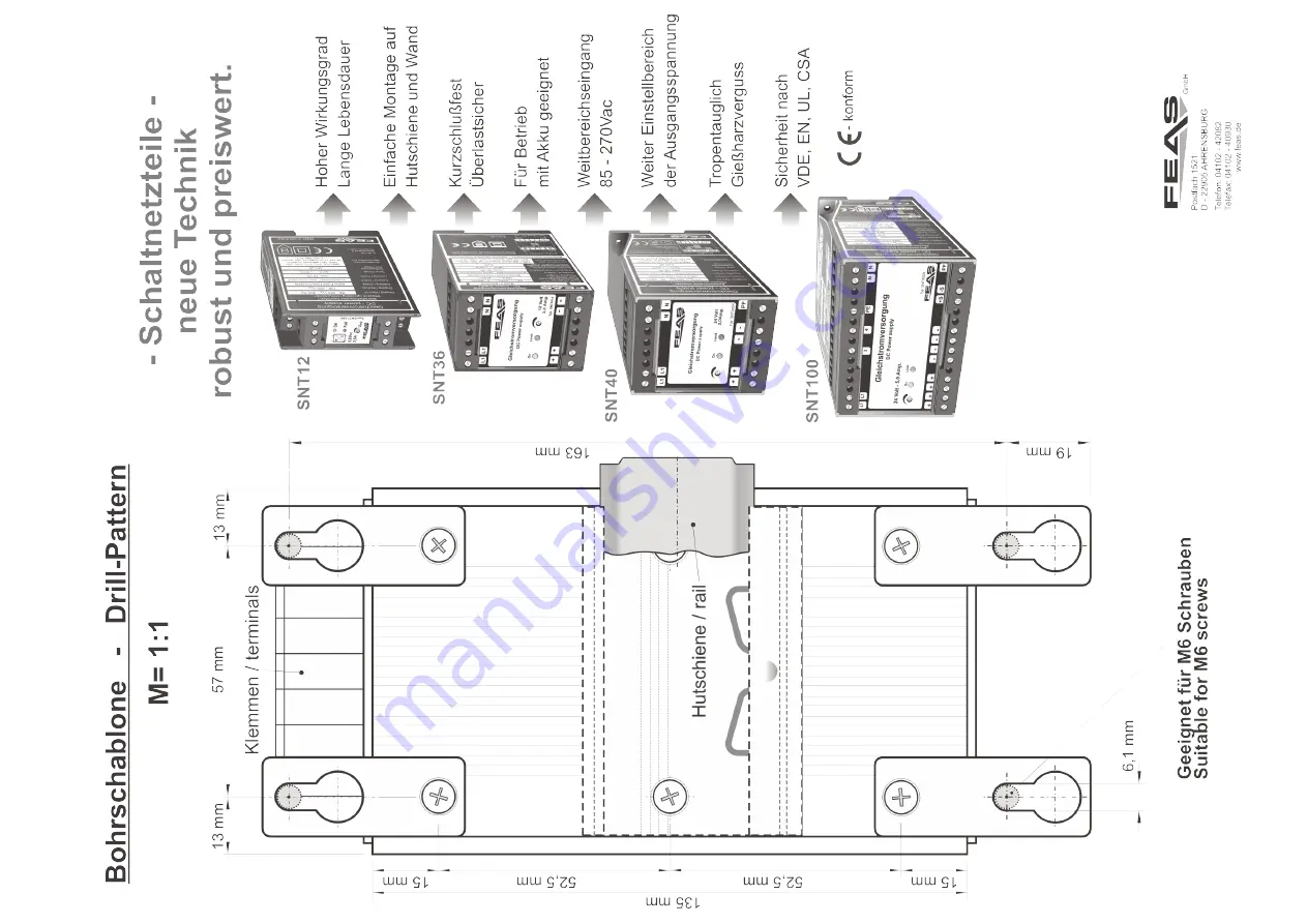 FEAS LDR40MH24/12 Скачать руководство пользователя страница 3