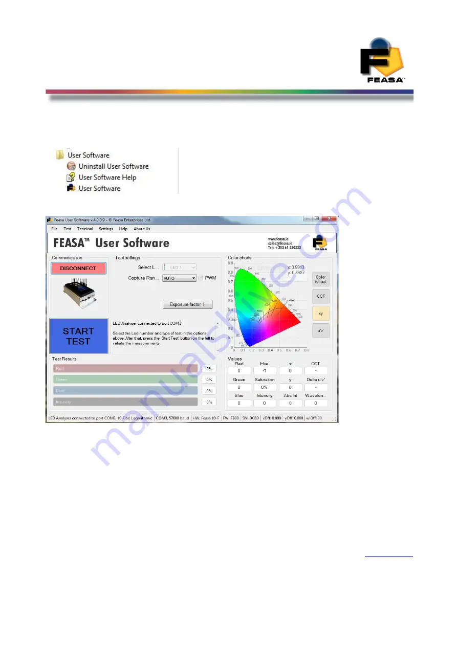 Feasa 10-F User Manual Download Page 126