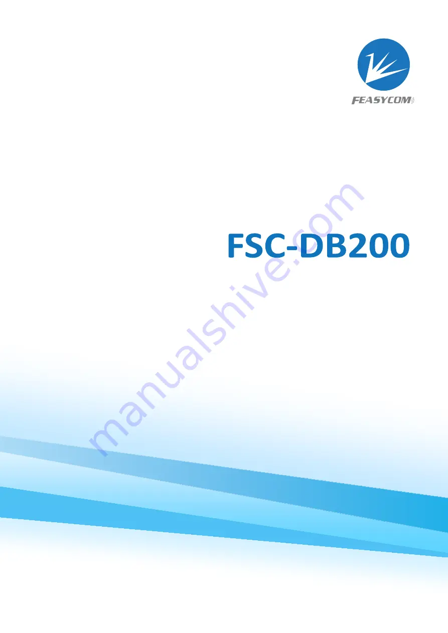 Feasycom FSC-DB200 Скачать руководство пользователя страница 1