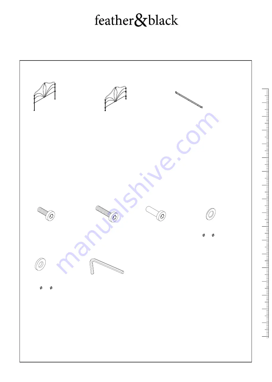 feather&black Frensham Assembly Instructions Download Page 3