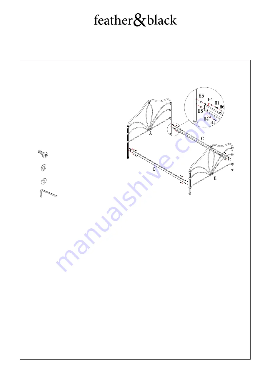 feather&black Frensham Assembly Instructions Download Page 4